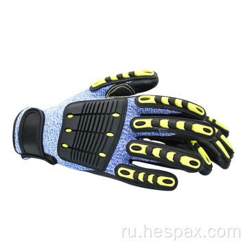 HESPAX Shock -Reseption Cutfield Cutfive Retuant HPPE TPR -перчатки